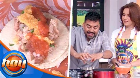 El Chef Mariano Sandoval Prepara Unas Deliciosas Carnitas Estilo