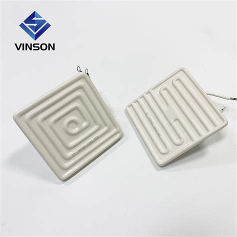 Flat Or Curved Ceramic Infrared Heater For Plastic IR Heating Element