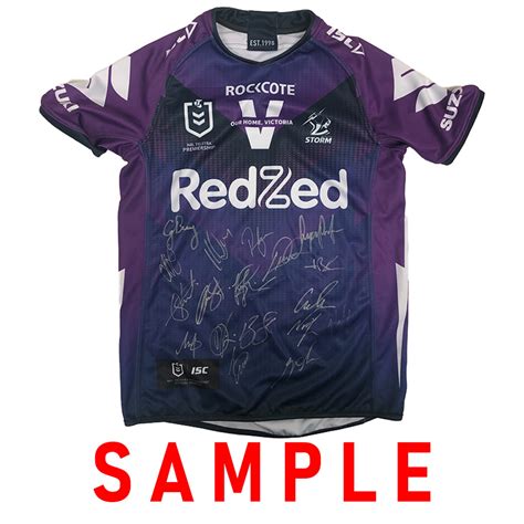 Melbourne Storm 2020 Premiers Team Signed Jersey | Taylormade ...