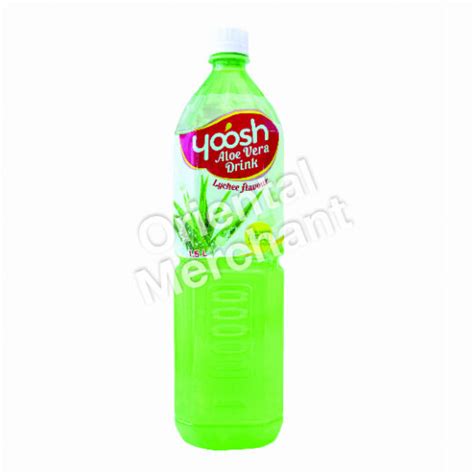 Yoosh Aloe Vera Drink Lychee Flavour 1 5L Oriental Merchant