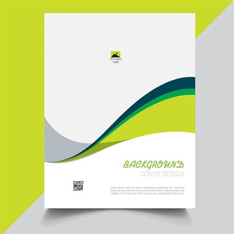 Brochure, poster, flyer, pamphlet, magazine, cover design with space for photo background ...