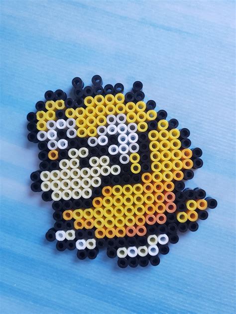 Set Of 2 Psyduck Evolution Perler Bead Magnets Etsy