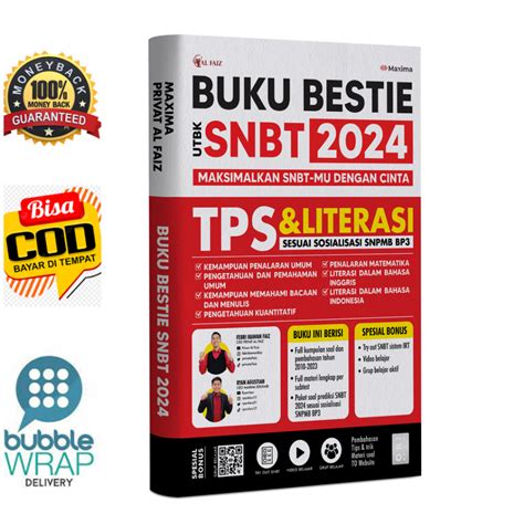 Jual BUKU BESTIE UTBK SNBT 2024 TPS DAN LITERASI MAXIMA ALFAIZ ORIGINAL