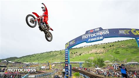 Pro Motocross Class Highlights Thunder Valley National Youtube