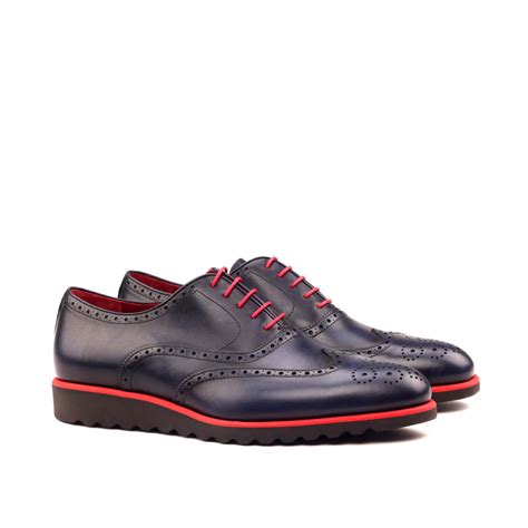 Mens Dress Full Brogue Shoe - Coveti