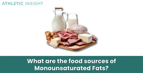 Monounsaturated Fat Foods