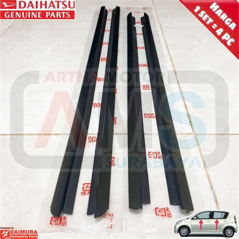 Jual Karet Pelipit List Lis Kaca Wheater Strip Mobil Daihatsu Sirion