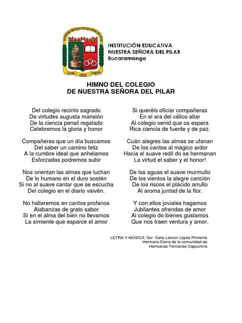 Himno Del Colegio Colegio Nuestra Se Ora De Guadalupe Hot Sex Picture