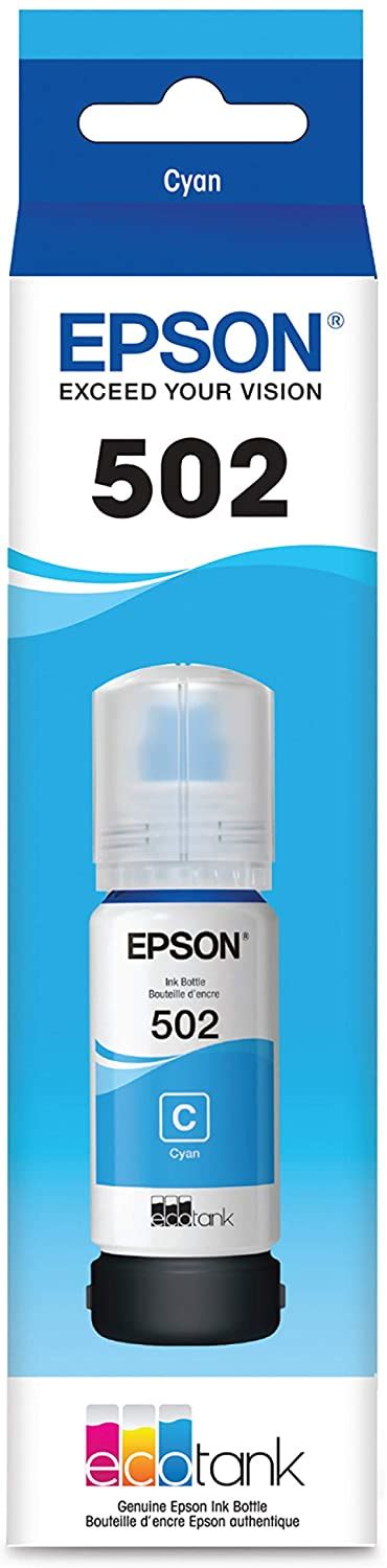 Amazon Epson Ecotank Ink Ultra High Capacity Bottle Cyan Works