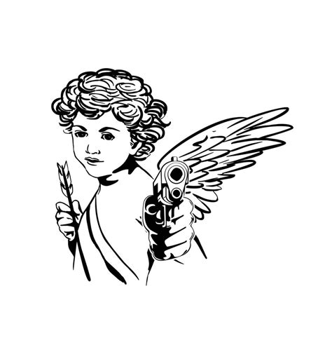 27 Awesome Cherub Angel With Gun Tattoo Ideas In 2021