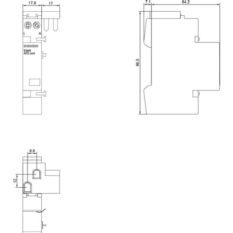 Siemens Sm Sm Brandschutzschalter Block Afdd A