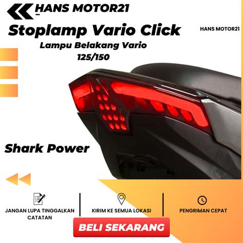 Jual Lampu Belakang Stoplamp Running Lampu Rem Vario Running