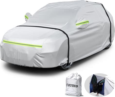 Amazon Es Favoto Cubierta De Coche Impermeable Funda De Coche Exterior