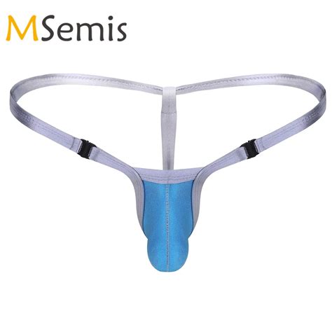 Fashion Men Stretchy Briefs Pouch Spandex Underwear String Beach Brief