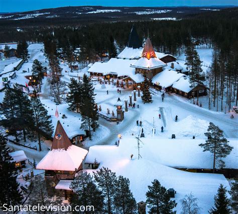 Aldeia Do Papai Noel Em Rovaniemi Na Lap Nia Vista Do C U Rovaniemi