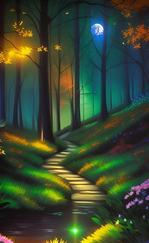 Pin by jesus gonzalez on A PINTURA FÁCIL Forest wallpaper