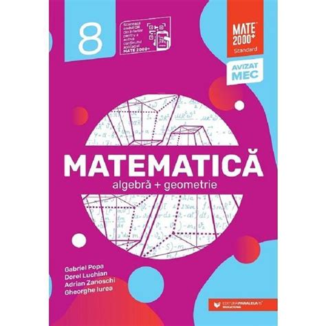 Evaluare Nationala 2023 Matematica Clasa 8 Gabriel Popa Adrian