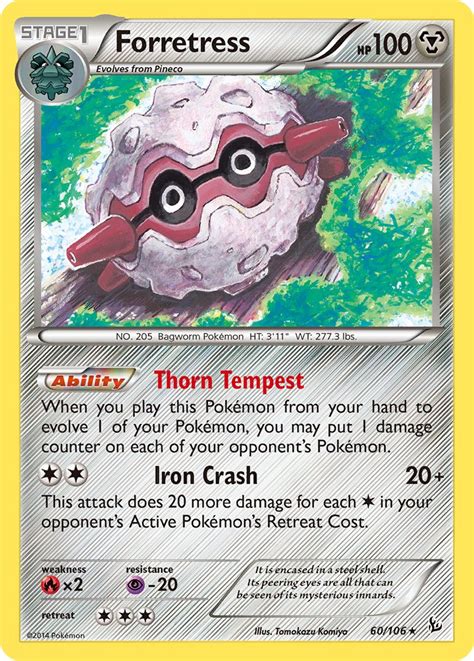 Forretress · Flashfire Flf 60 ‹ Pkmncards