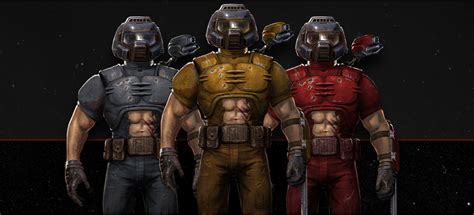 Classic Doom Marine Skins Exposes Your Abs In Doom Eternal Who Needs