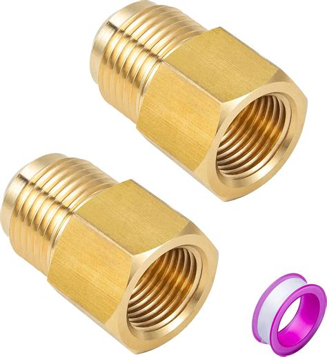 Lasco 17 5853 1 2 Inch Female Flare X 5 8 Inch Male Flare Brass Adapter Pipe Fittings