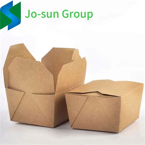 Biodegradable Craft French Fries Hamburger Box Fried Chicken Packaging