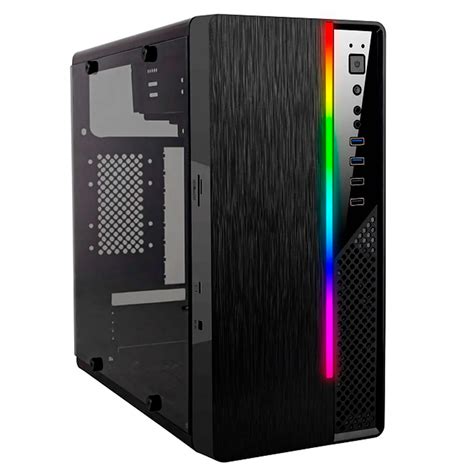 Gabinete Acteck Integra ULTRON X AC 929547 Black Micro ATX Fuente 500W