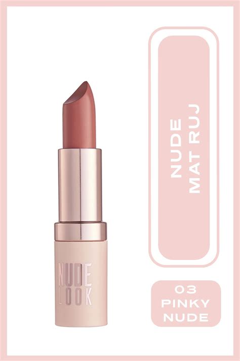 Golden Rose Nude Look Perfect Matte Lipstick No 03 Pinky Nude Mat Ruj Fiyatı Yorumları