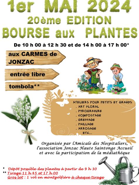 Bourse Aux Plantes Jonzac Jonzac Charente Maritime