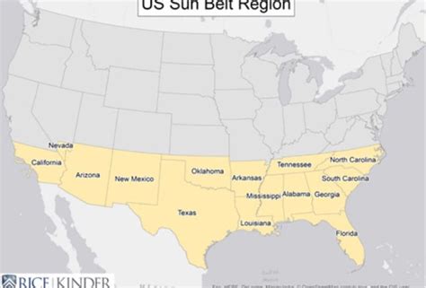 Sun Belt cities comprise nearly half of US population growth | Rice ...