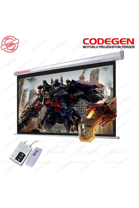 CODEGEN Ex 24 240x200 Cm Motorlu Elektrikli Uzaktan Kumandalı