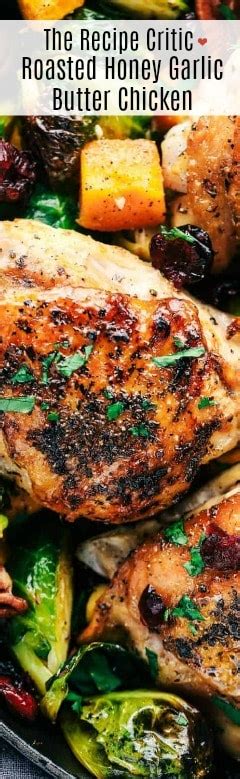 Roasted Honey Garlic Butter Chicken Recipe Ocean