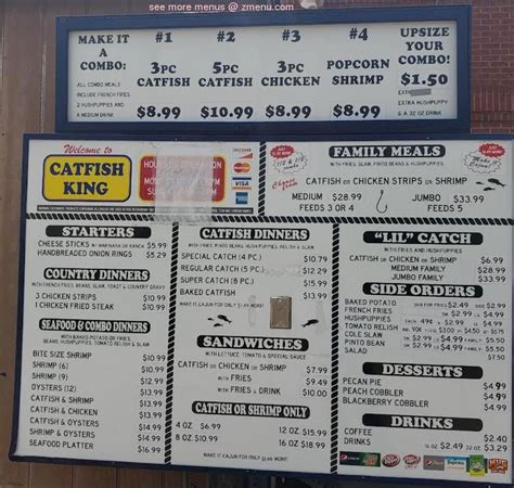 Online Menu Of Catfish King Restaurant Tyler Texas 75701 Zmenu