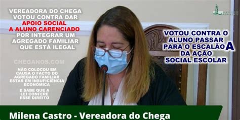 Vereadora Do Chega Votou Contra Dar Apoio Social Escolar A Aluno