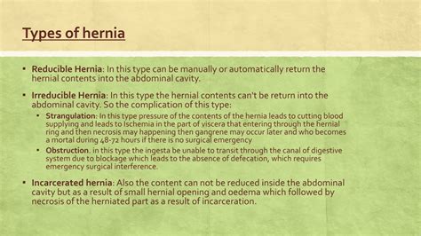 Ppt Types Of Hernia Powerpoint Presentation Free Download Id 1052156