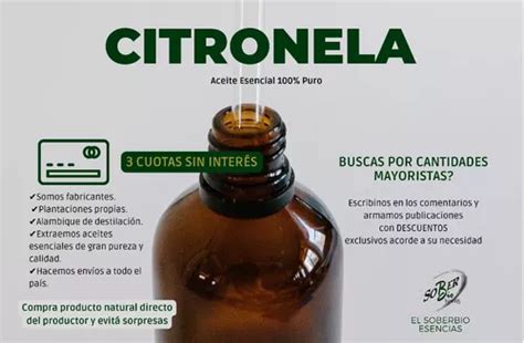 Aprovecha Los Beneficios Del Aceite Esencial De Citronela Bienestar