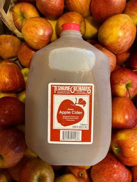 Apple Cider Gallon Terhune Orchards