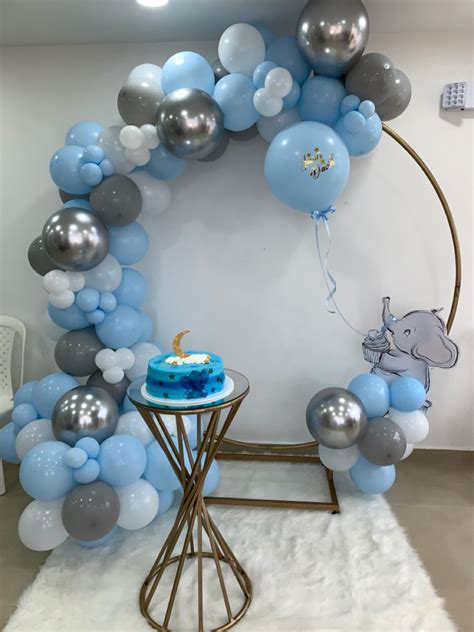 Baby Shower Ni O De Elefante Baby Shower Balloons Baby Shower