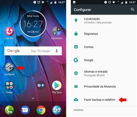 Como formatar o Moto G5S e restaurar as configurações de fábrica