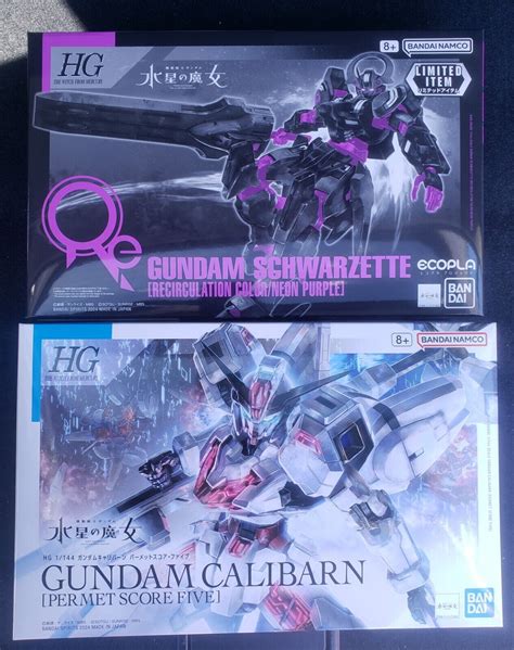 Hg Gundam Schwarzette Recirculation Gundam Calibarn Permet