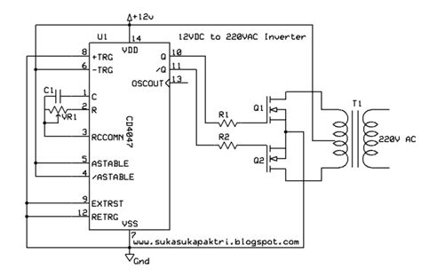 Inspirasi 44 Rangkaian Inverter Irfz44 Skema Inverter