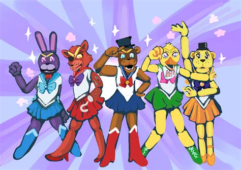 Fnaf The Cutest Animatronic Scouts Ever By Darkharukan On Deviantart