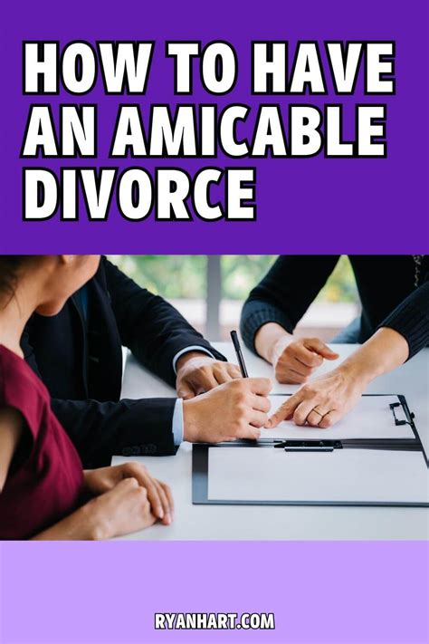 How To Have An Amicable Divorce Ryan Hart