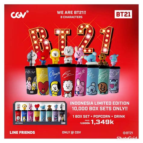 Jual TUMBLER BT21 X CGV OFFICIAL GOODS Shopee Indonesia