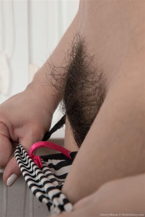 Stocking Clad Amateur Cherry Bloom Displaying Furry Armpits And Hairy