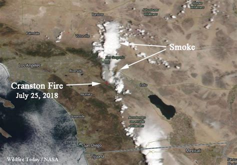 Southern California Satellite Fire Map