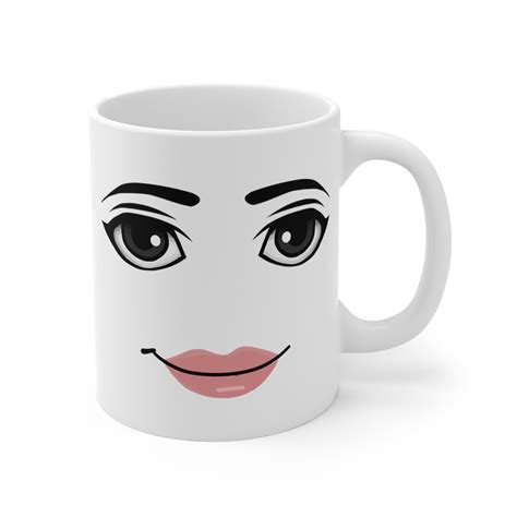 Roblox Female Face Mug 11oz Etsy