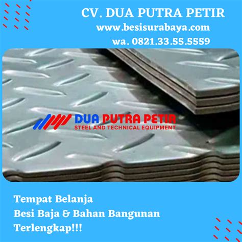 Supplier Besi Plat Bordes Plat Bordes Mm X Ft X Ft Oleh Cv Dua