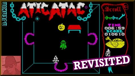 Atic Atac On The ZX Spectrum 48K REVISITED YouTube