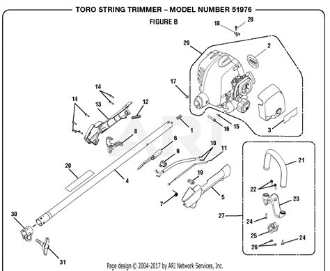 Toro Gas Trimmer Parts Diagram