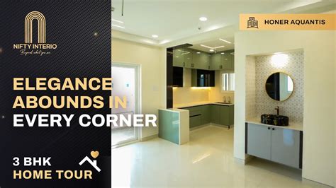 Deluxe Bhk Interior Design Home Tour Honer Aquantis Nifty